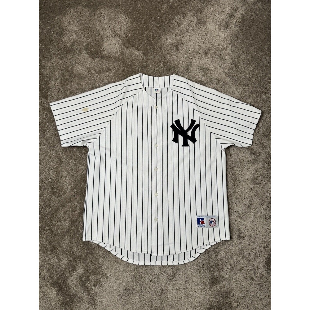 Vintage Mens Tshitr Russell Athletic MLB NEW YORK YANKES Y2K American L KOREA90s